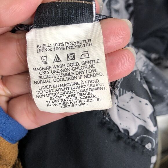 Oakley Women's Black Waist Tie Full Zip Hooded Outdoor Jacket Size Medium - Picture 10 of 12